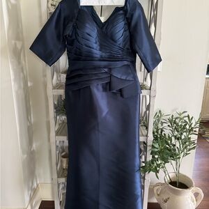 Cameron Blake Formal Navy Dress Mother of the Bride Dress